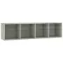 Libreria/Mobile TV Grigio Cemento 36x30x143 cm in Multistrato