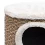 Cuccia per Gatti con Gambe in Legno 41 cm in Giunco