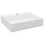 Lavandino 50x38x13 cm Blocco in Marmo/Minerale Bianco