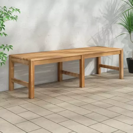 Panchina da Giardino 150 cm in Legno Massello di Teak