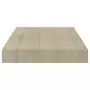 Scaffali a Parete 2 pz Rovere 40x23x3,8 cm in MDF