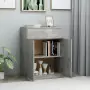 Credenza Grigio Cemento 60x30x75 cm in Truciolato