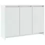 Credenza Bianca Lucida 102x33x75 cm in Truciolato