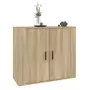 Credenza Rovere Sonoma 80x33x70 cm in Legno Multistrato