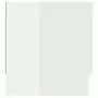 Armadio Bianco Lucido 100x32,5x35 cm in Truciolato