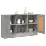 Credenza Grigio Sonoma 120x30,5x70 cm in Legno Multistrato