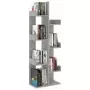 Libreria Grigio Cemento 48x25,5x140 cm in Truciolato