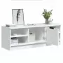 Mobile Porta TV Bianco 102x35,5x36,5 cm in Legno Multistrato