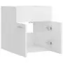 Mobile Sottolavabo Bianco Lucido 41x38,5x46 cm in Truciolato