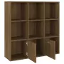 Libreria Rovere Marrone 98x30x98 cm