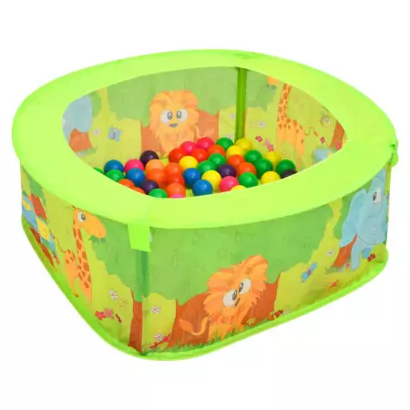 Piscina di Palline con 50 Palline per Bambini 75x75x32 cm