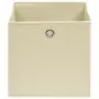 Contenitori 10 pz in Tessuto non Tessuto 28x28x28 cm Crema