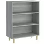 Credenza Grigio Sonoma 69,5x32,5x90 cm in Legno Multistrato