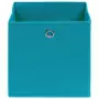 Scatole 10 pz Blu Baby 32x32x32 cm in Tessuto