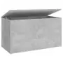 Baule Grigio Cemento 84x42x46 cm in Truciolato