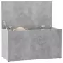 Baule Grigio Cemento 84x42x46 cm in Truciolato