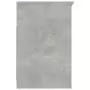Cassettiera Grigio Cemento 40x50x76 cm in Legno Multistrato