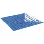 Piastrelle Mosaico 11 pz Blu 30x30 cm in Vetro