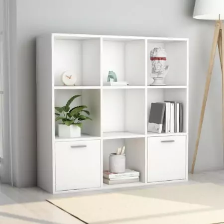 Libreria Bianca 98x30x98 cm in Truciolato