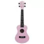 Set Ukulele Soprano con Borsa per Bambini Rosa 23"