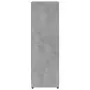 Armadio da Bagno Grigio Cemento 30x30x95 cm in Truciolato