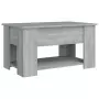 Tavolino da Salotto Grigio Sonoma 79x49x41 cm Legno Multistrato