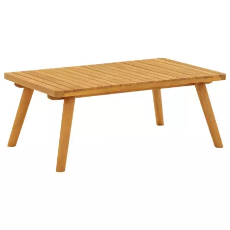 Tavolino da Caffè per Giardino 90x55x35 cm Massello di Acacia