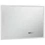 Specchio a LED Bagno con Sensore Tattile e Orologio 100x60cm