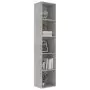 Libreria Grigio Cemento 40x30x189 cm in Truciolato