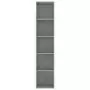 Libreria Grigio Cemento 40x30x189 cm in Truciolato