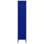 Armadio Blu Marino 35x46x180 cm in Acciaio