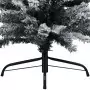 Albero di Natale Artificiale Sottile con Neve Verde 120 cm PVC