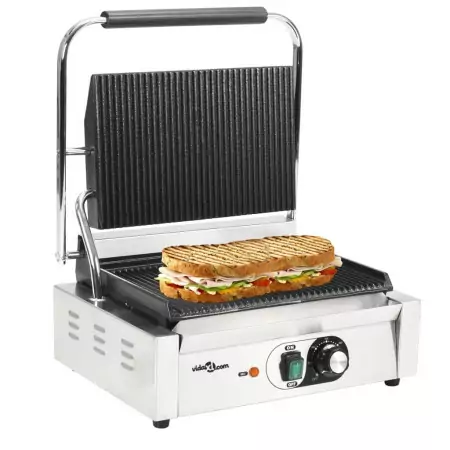 Griglia per Panini Scanalata 2200 W 43x30,5x20cm