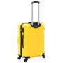 Set Trolley a Custodia Rigida 3 pz Giallo in ABS