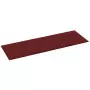 Pannelli Murali 12 pz Rosso Vino 90x30 cm in Tessuto 3,24 m²