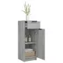 Armadietto Bagno Grigio Sonoma 32x34x90 cm in Legno Multistrato