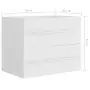 Mobile Sottolavabo Bianco 60x38,5x48 cm in Truciolato