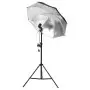 Kit per Studio Fotografico con Set Luci, Fondale e Riflettore