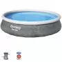 Bestway Set Piscina Gonfiabile Fast con Pompa 396x84 cm