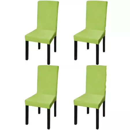 Set 4 pz Fodera elastica per sedie verde