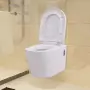 WC Sospeso in Ceramica Bianca