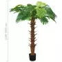 Palma Cycas Artificiale con Vaso 160 cm Verde