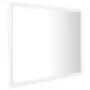 Specchio da Bagno con LED Bianco 60x8,5x37 cm in Acrilico