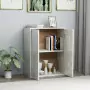 Credenza Bianco Lucido 60x30x75 cm in Truciolato