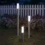Lampioni da Giardino 3 pz Impermeabili in Acciaio Inox