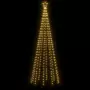 Albero di Natale con Puntale Bianco Caldo 310 LED 300 cm