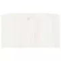 Supporto per Monitor Bianco 100x27x15 cm Legno Massello di Pino