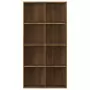 Libreria/Credenza Rovere Marrone 66x30x130 cm Legno Multistrato