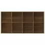 Libreria/Credenza Rovere Marrone 66x30x130 cm Legno Multistrato