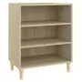 Credenza Rovere Sonoma 57x35x70 cm in Truciolato